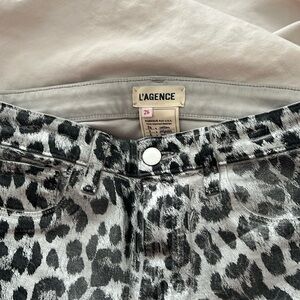 L’Agence Coated Jeans